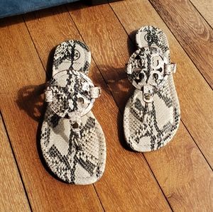 RARE!! Tory Burch Miller Python Snake Roccia